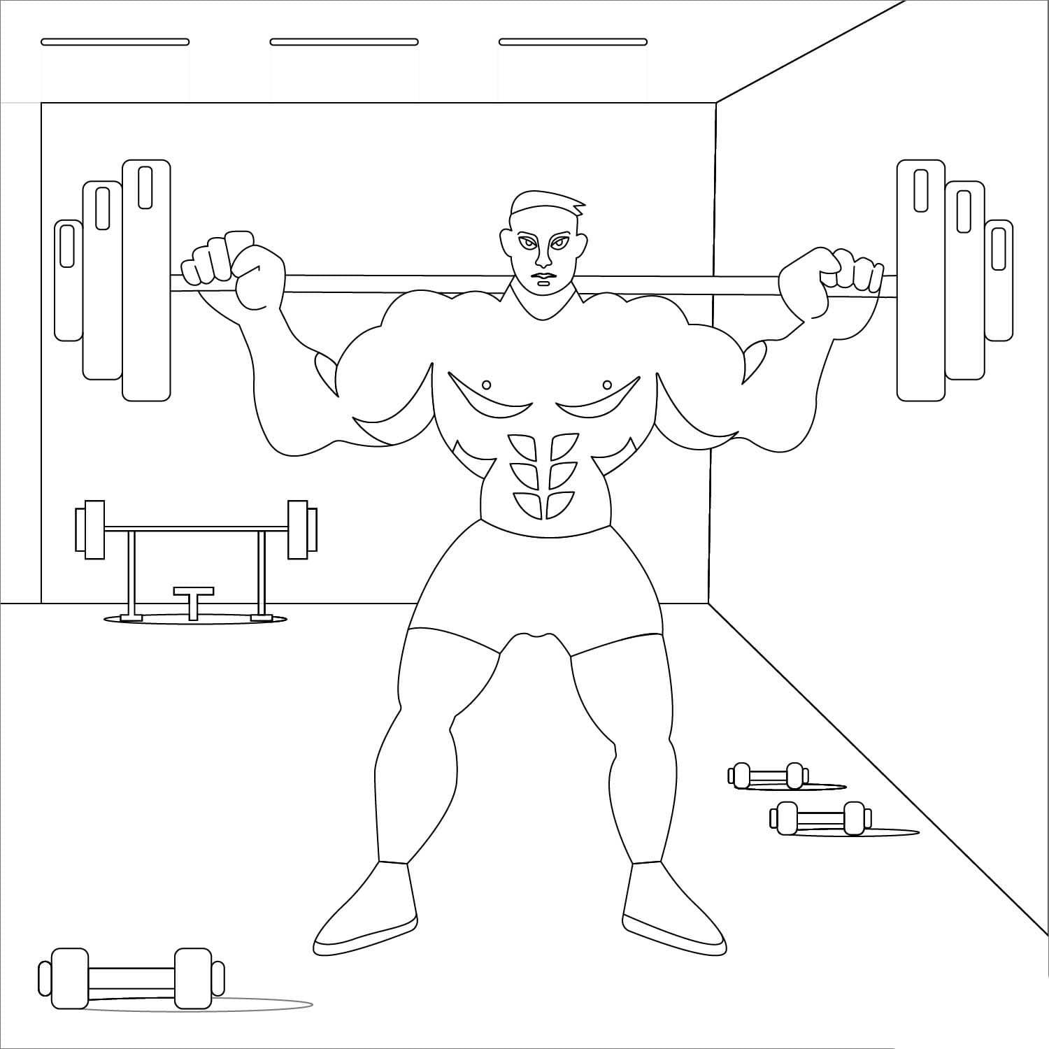 Tekenen Fitness 2