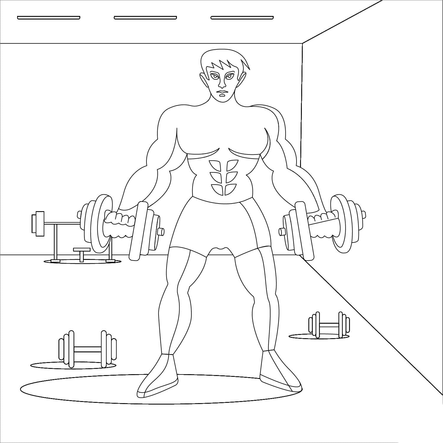 Tekenen Fitness 3