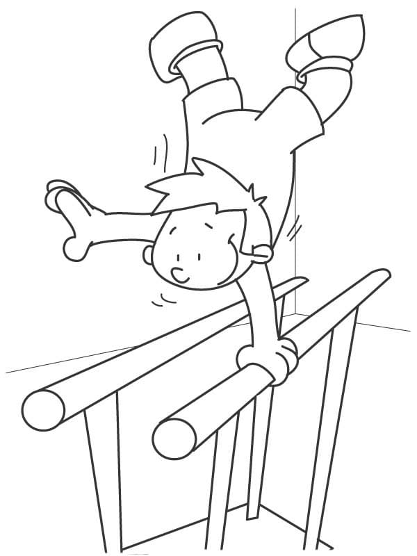 Tekenen gymles gratis afdrukbaar