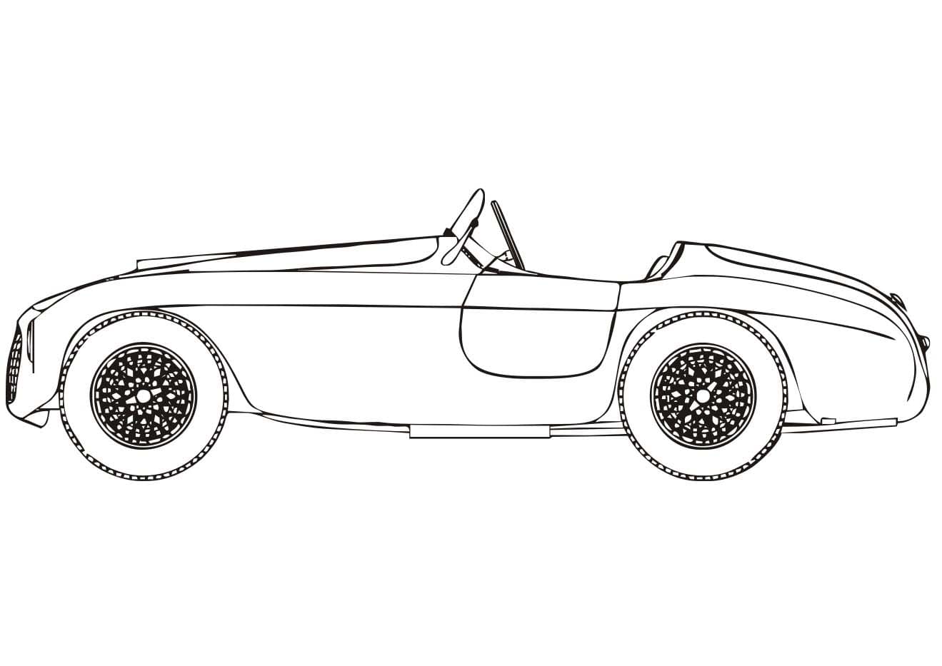 Tekenen oldtimer eenvoudig