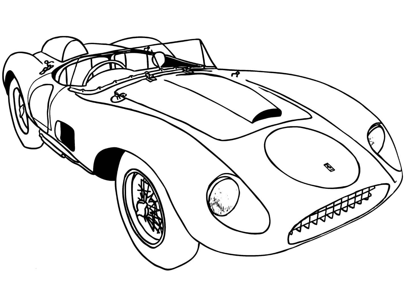 Tekenen oldtimer simpel