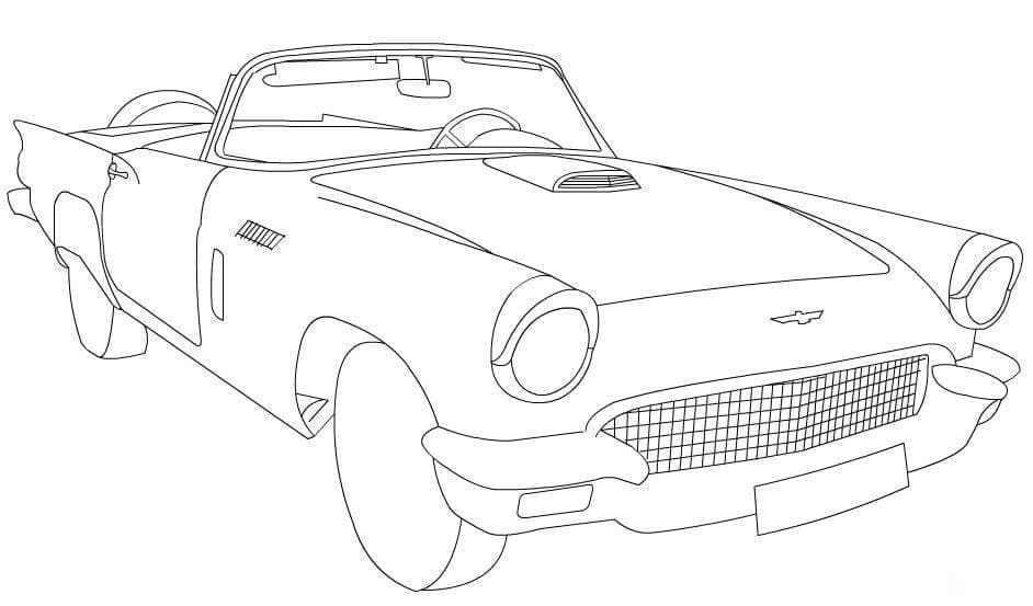 Tekenen oldtimer voor kinderen