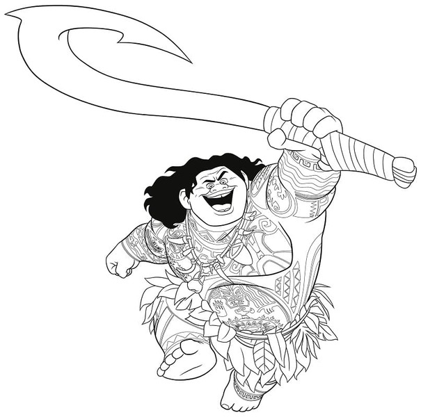 Tekenen Vaiana 2