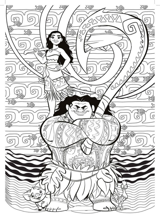 Tekenen Vaiana 5