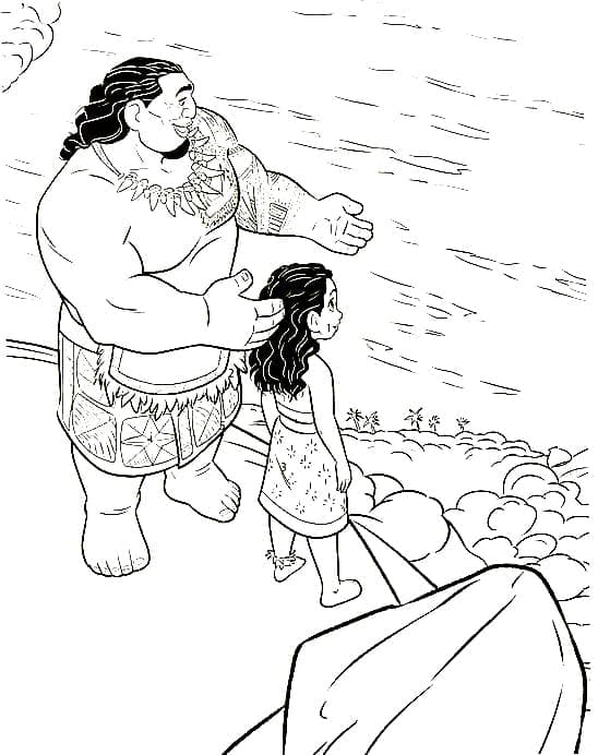 Tekenen Vaiana 7