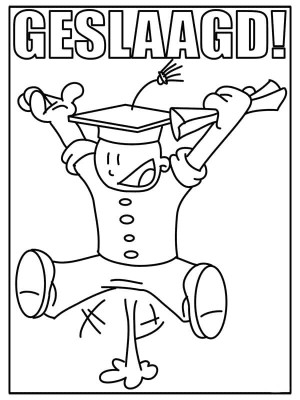 Tekening Feest op school
