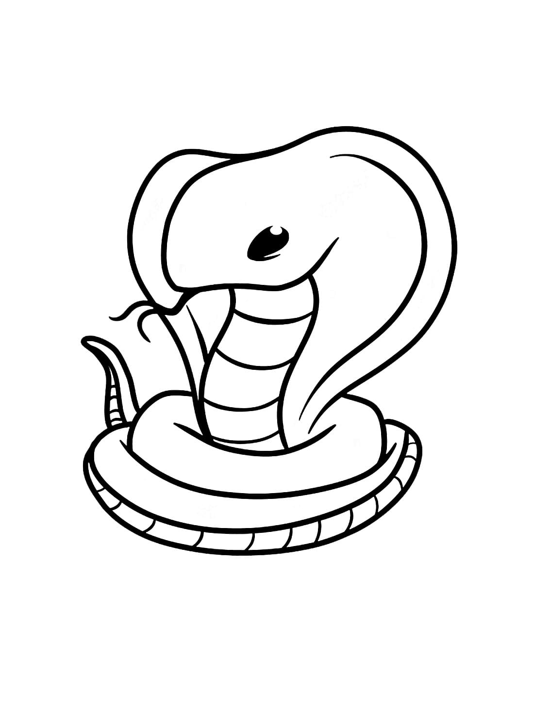 Afbeelding Cobra Slang schattig