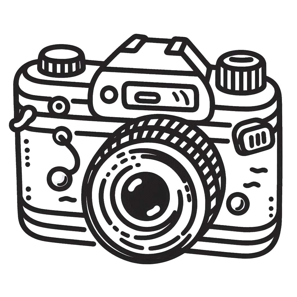 Afbeelding Fototoestel gratis afdrukbaar