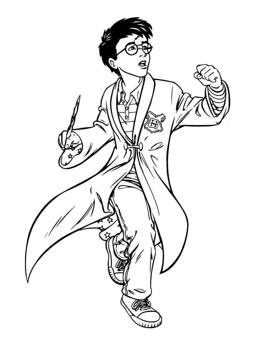 Afbeelding Harry Potter gratis afdrukbaar