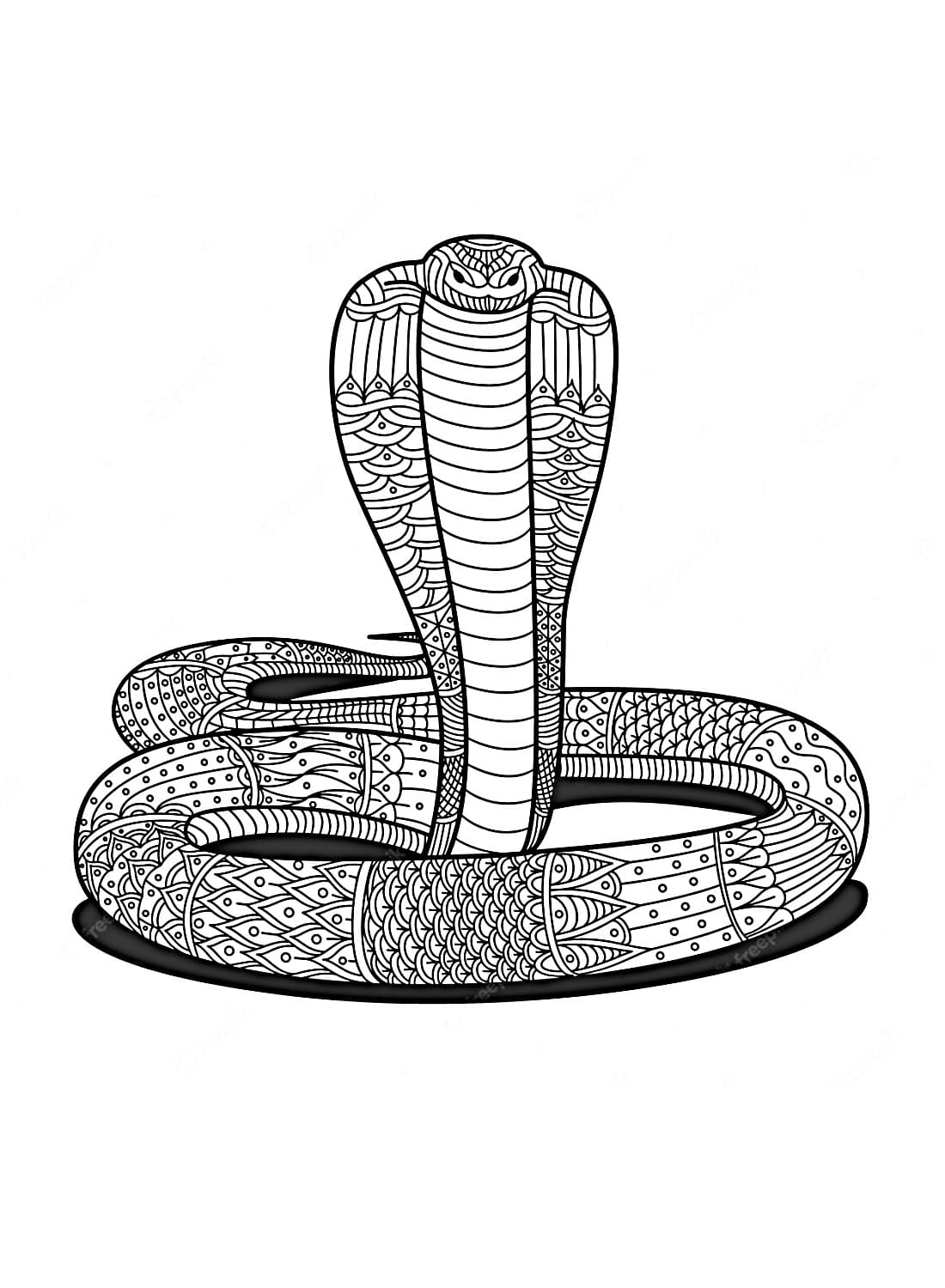 Cobra Slang afdrukbaar