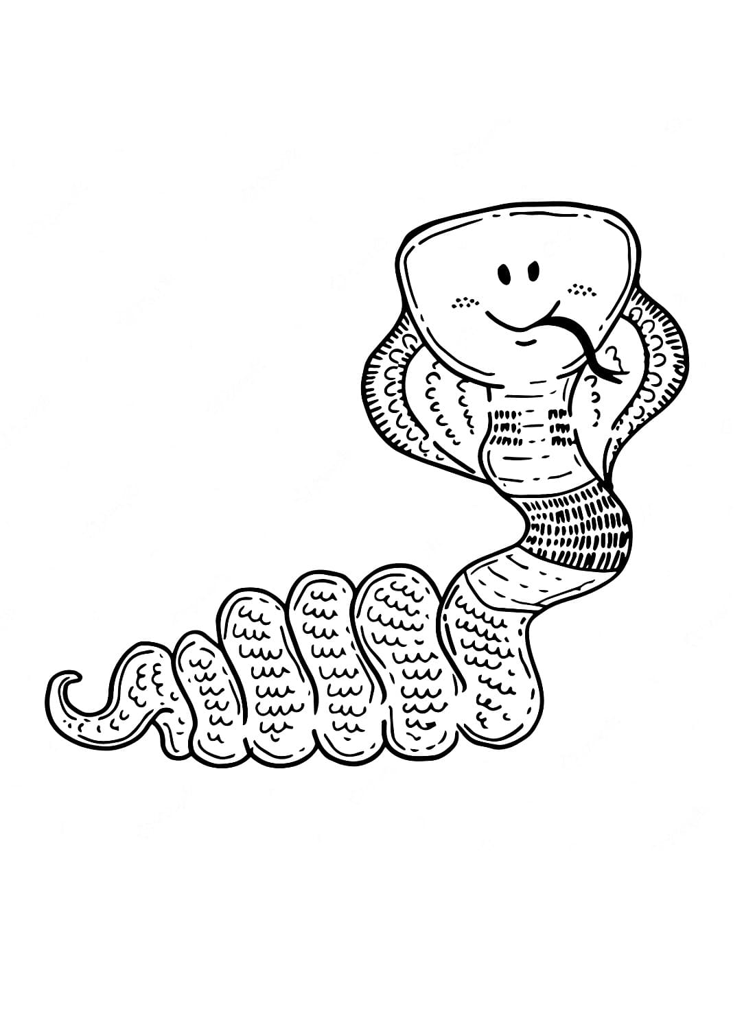 Cobra Slang schattig