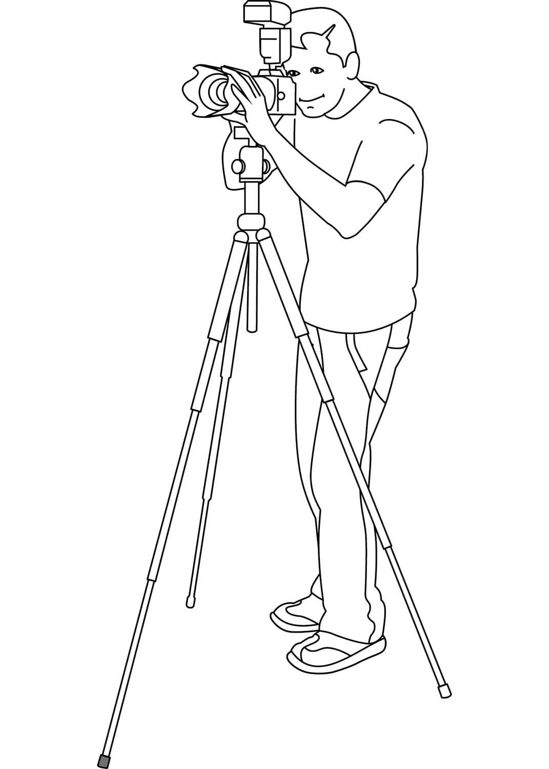 Fotograaf afdrukbaar basis