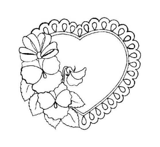 Hartjes en bloemen afdrukbaar