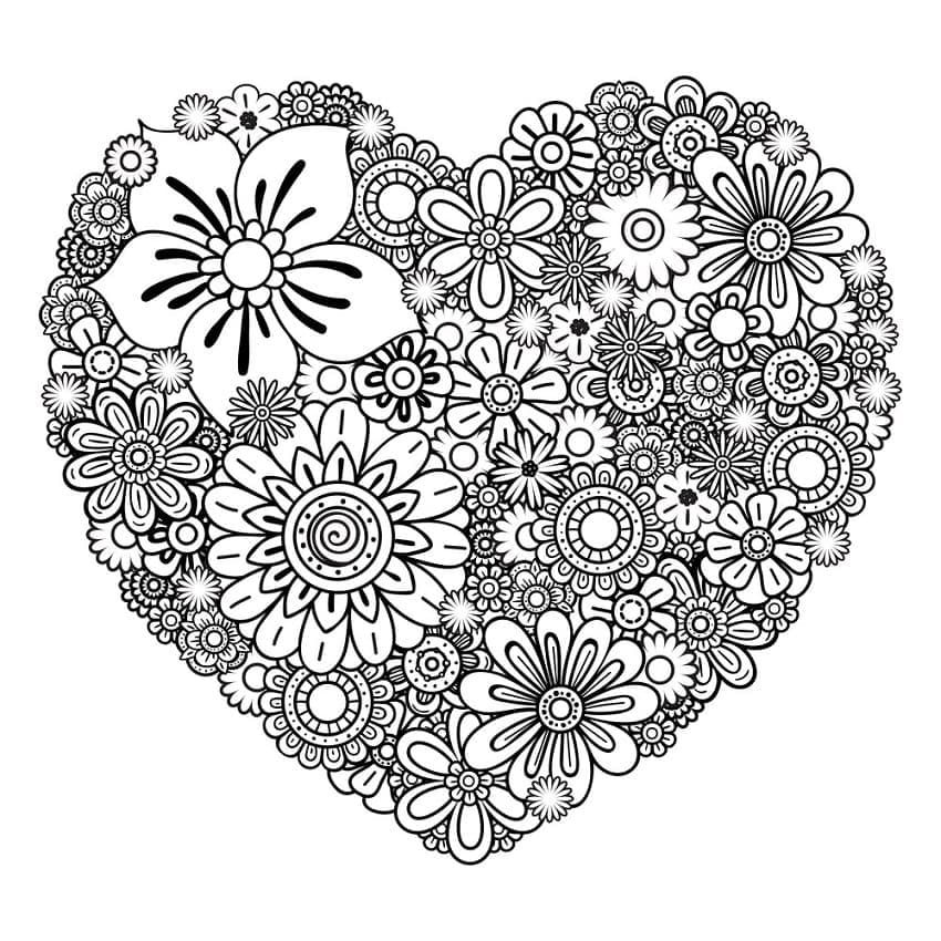 Hartjes en bloemen gratis