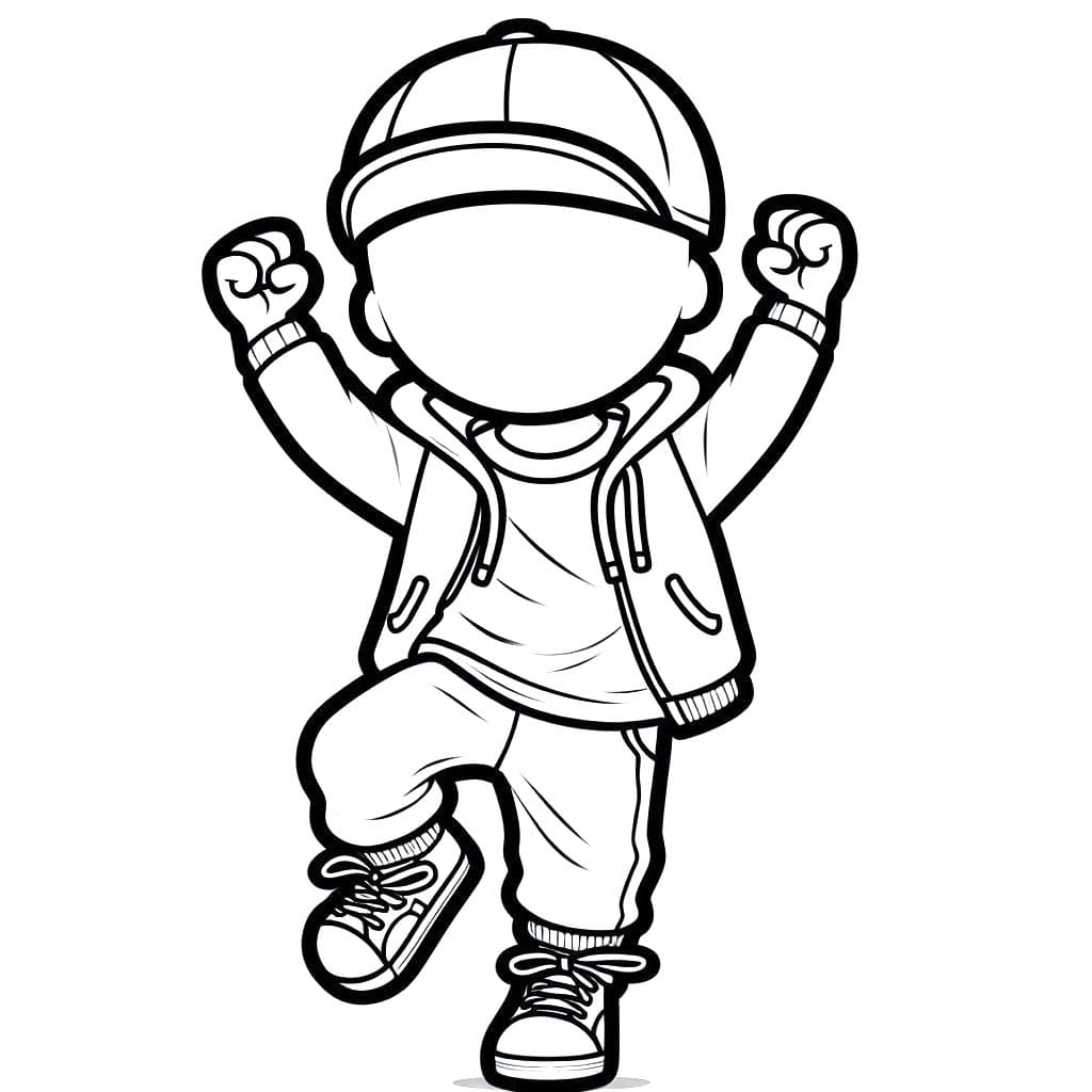 Hip Hop Dans afdrukbaar