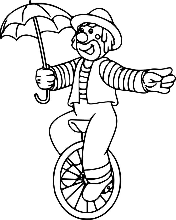 Tekenen Acrobat simpel