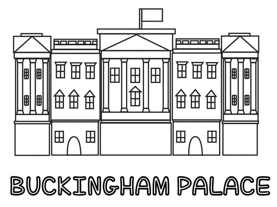 Tekenen Buckingham Palace