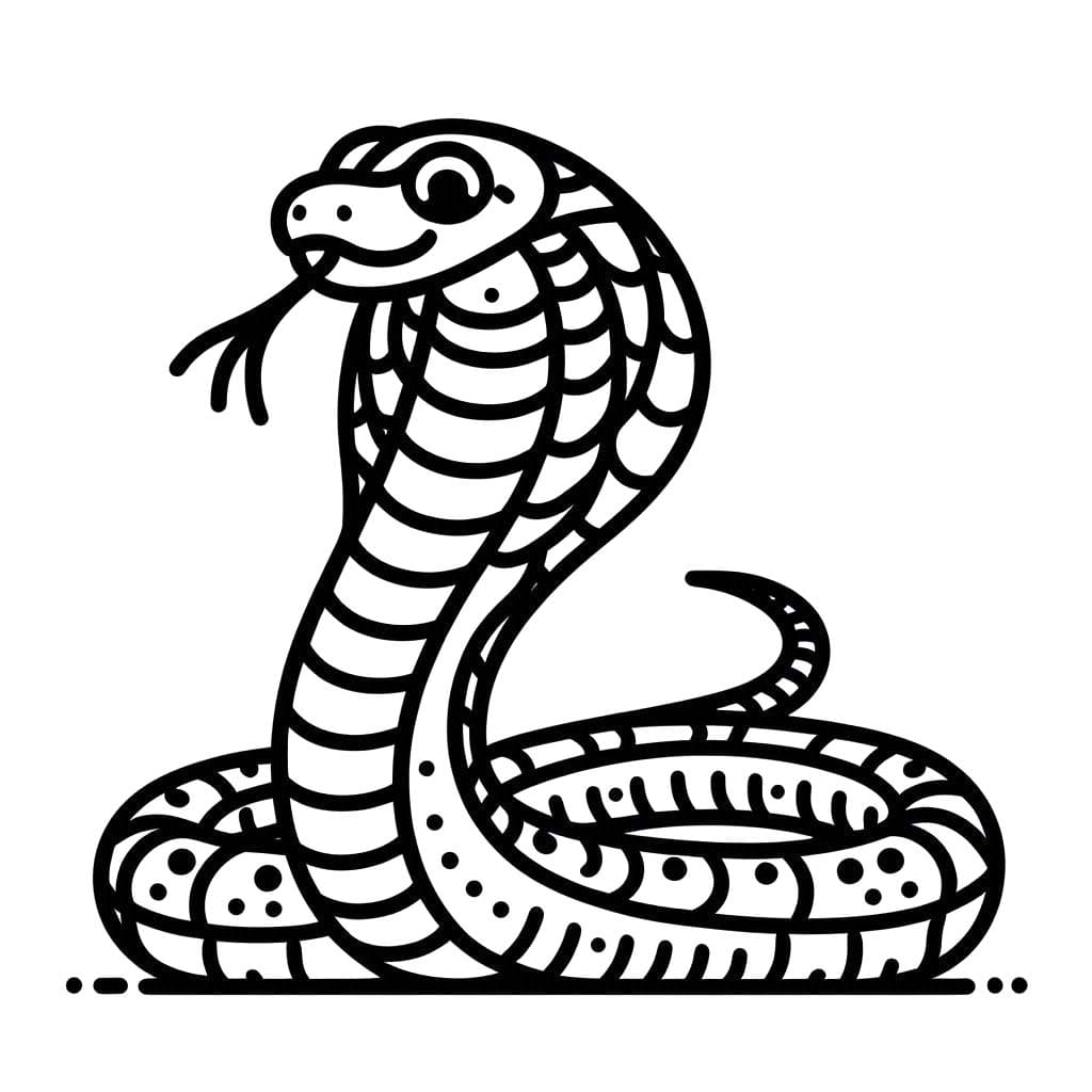 Tekenen Cobra Slang 2