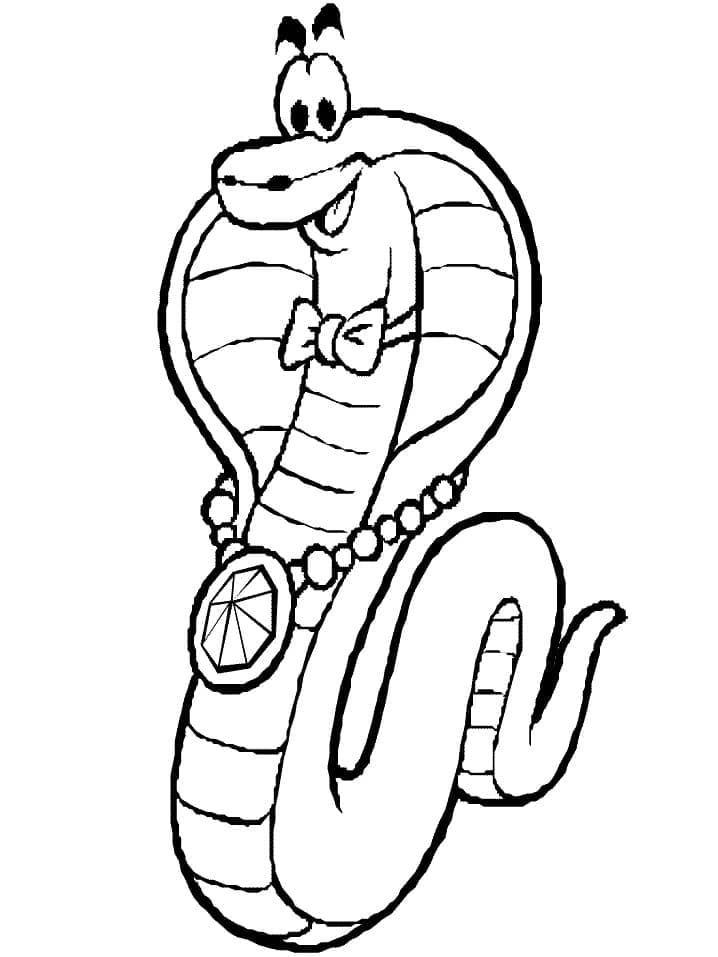 Tekenen Cobra Slang 5