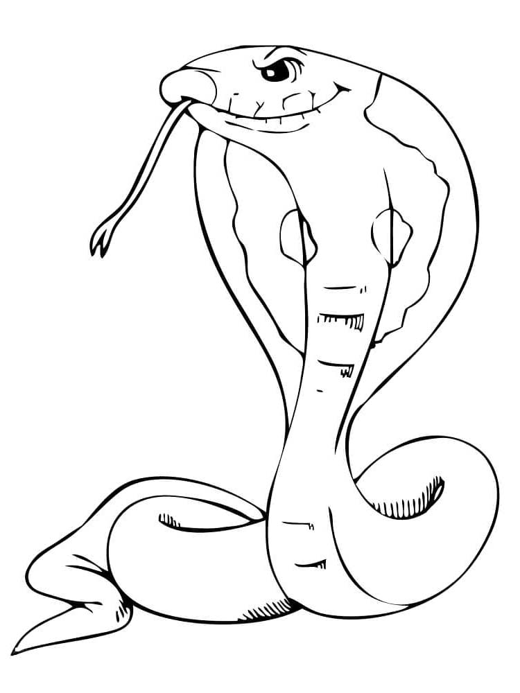 Tekenen Cobra Slang 6
