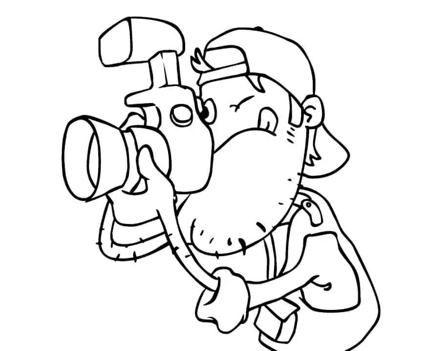 Tekenen Fotograaf voor kinderen