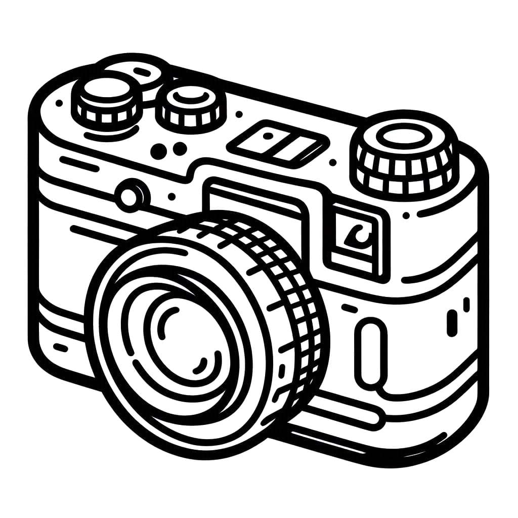 Tekenen Fototoestel basis