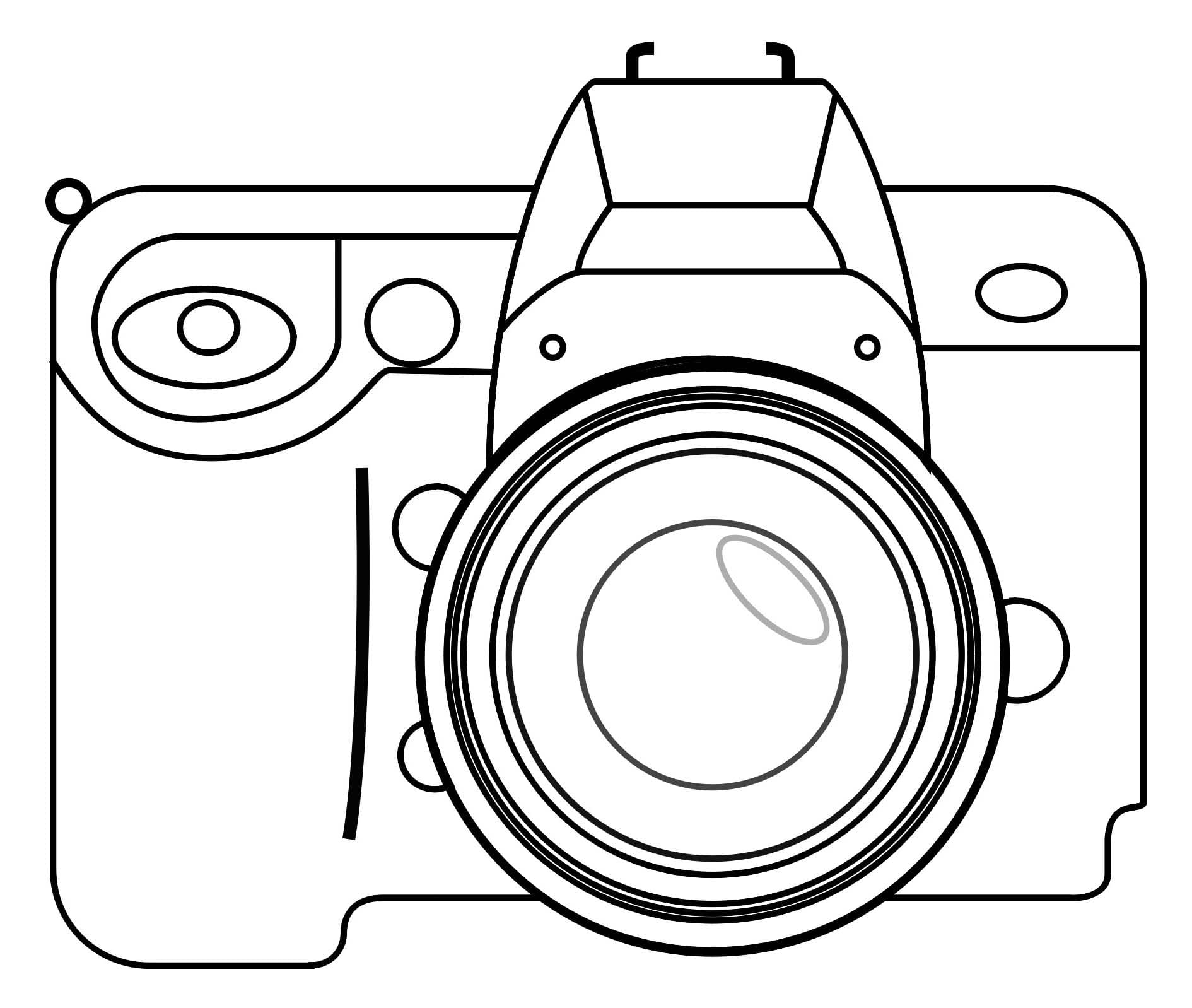 Tekenen Fototoestel gratis