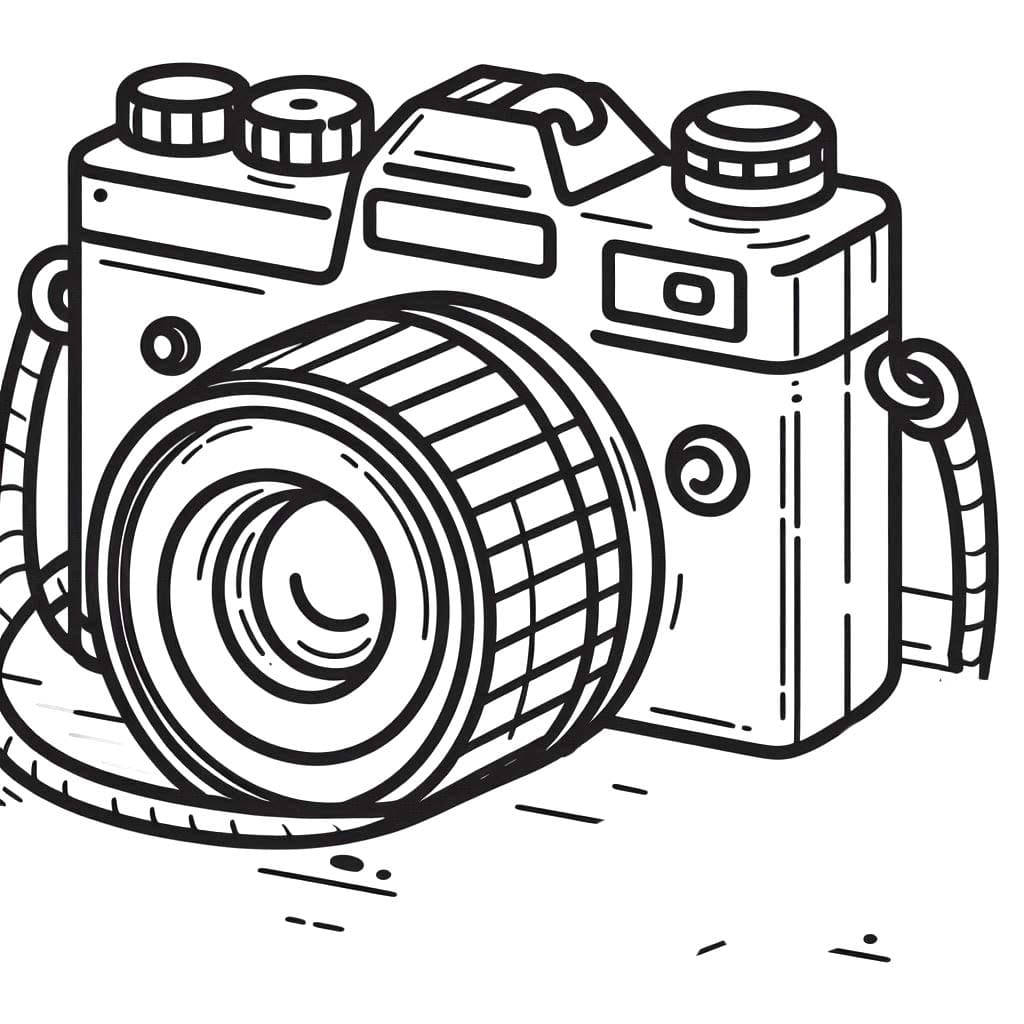 Tekenen Fototoestel voor kinderen