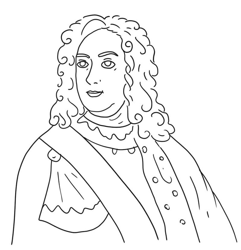 Tekenen koning George III