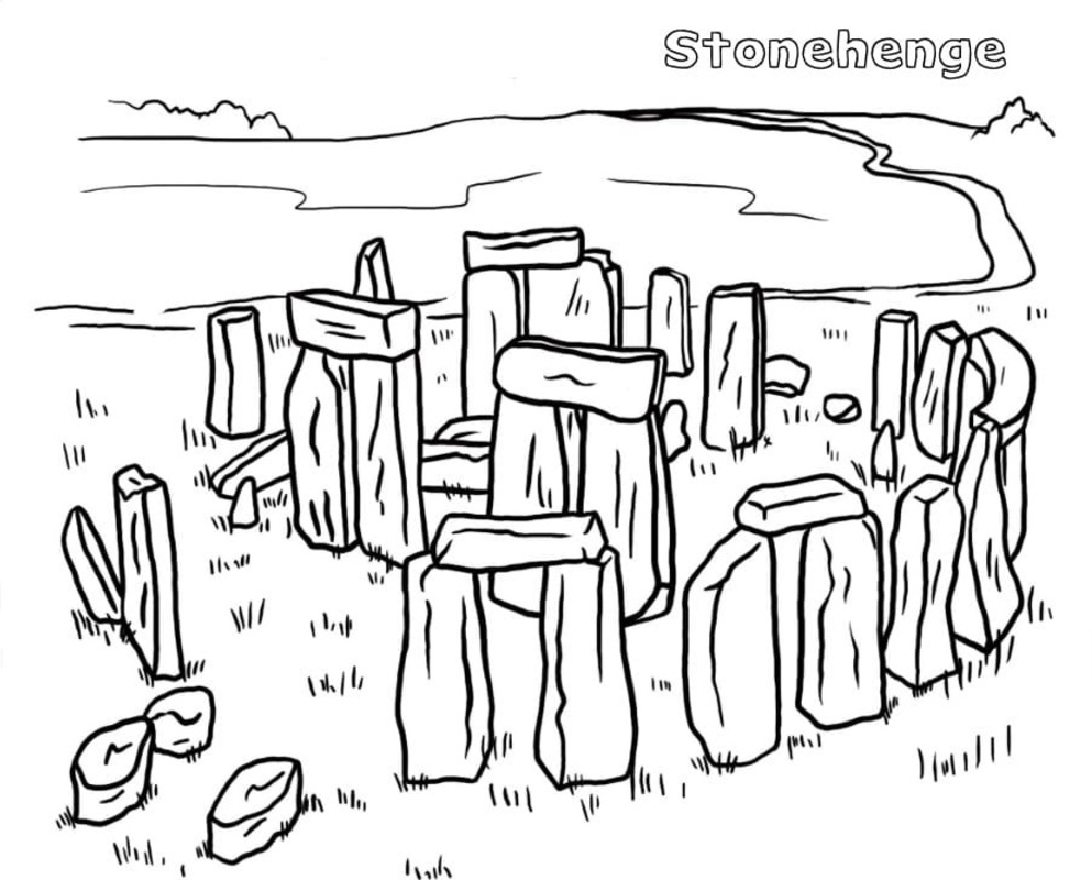 Tekenen stonehenge