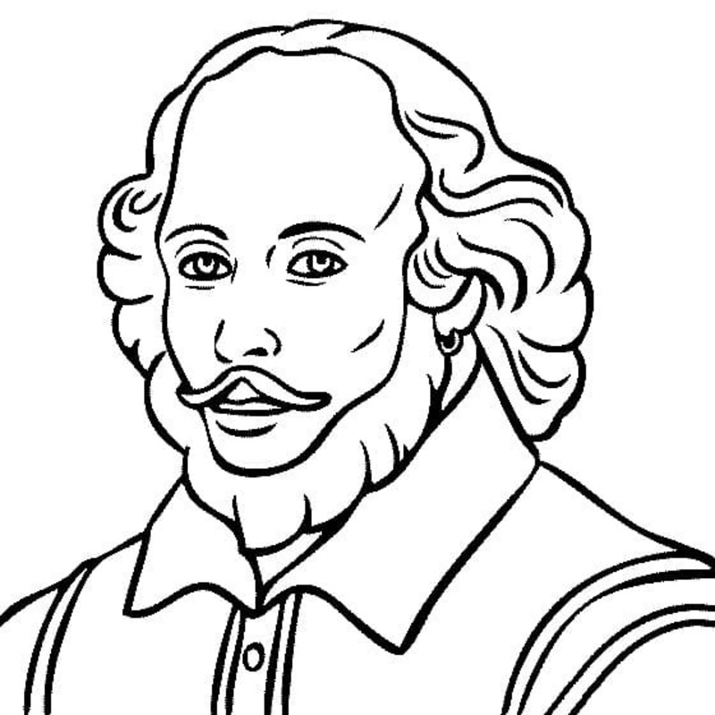 Tekenen William Shakespeare