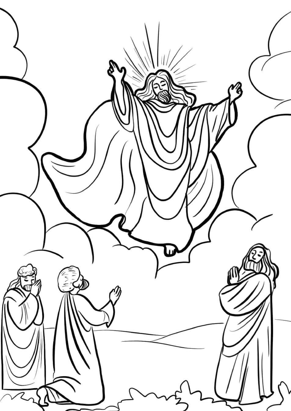 Tekening Hemelvaartsdag