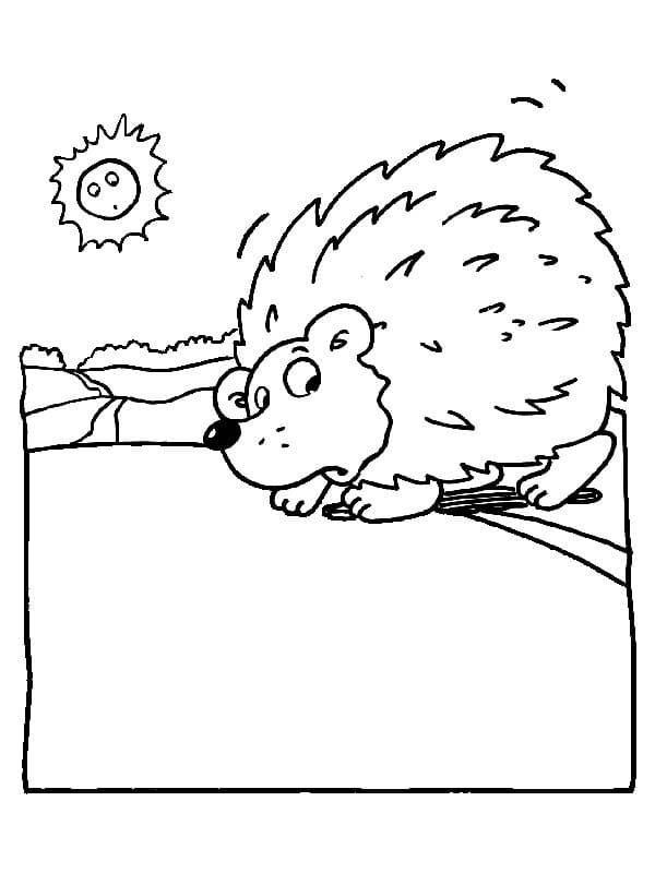 Tekening Oversteken simpel