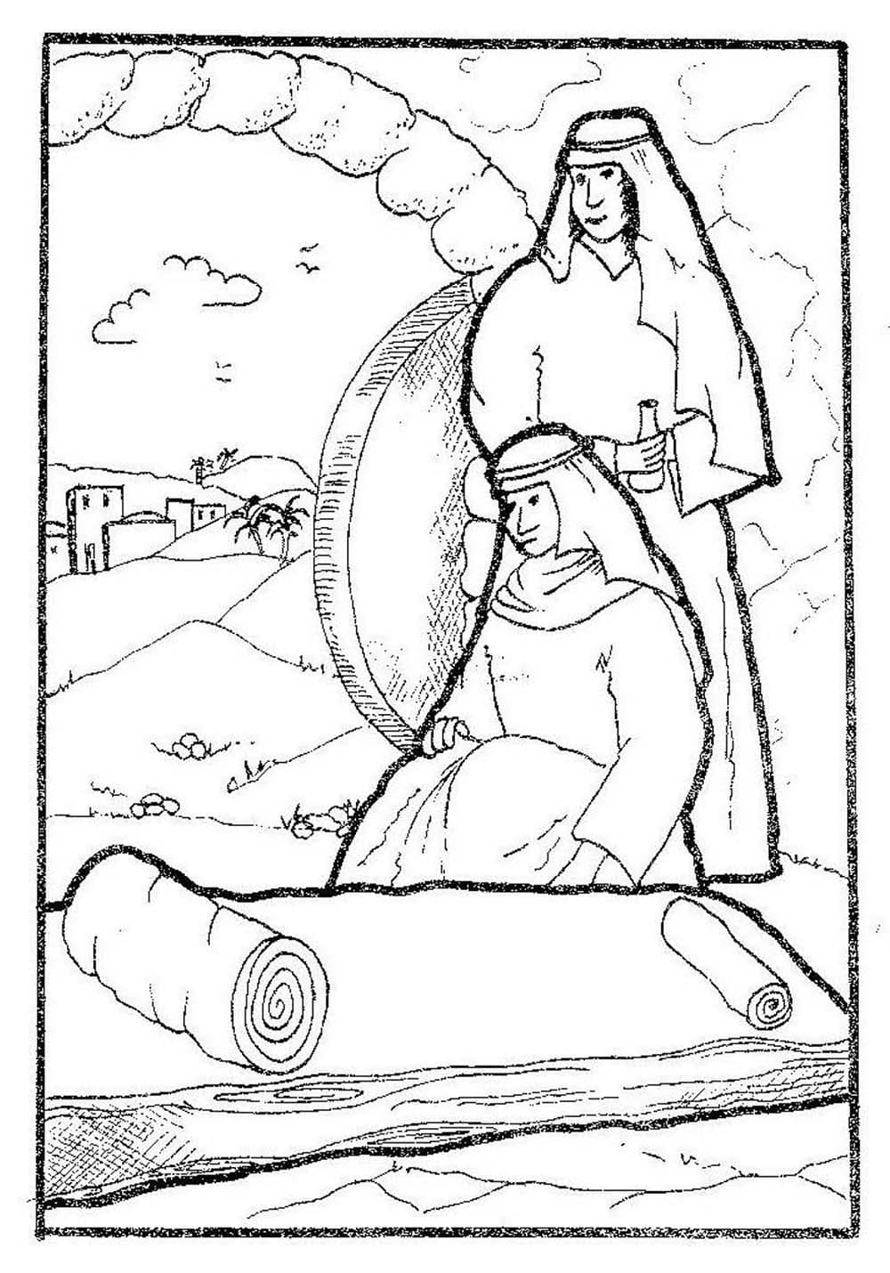 Tekening van Emmaüs 17