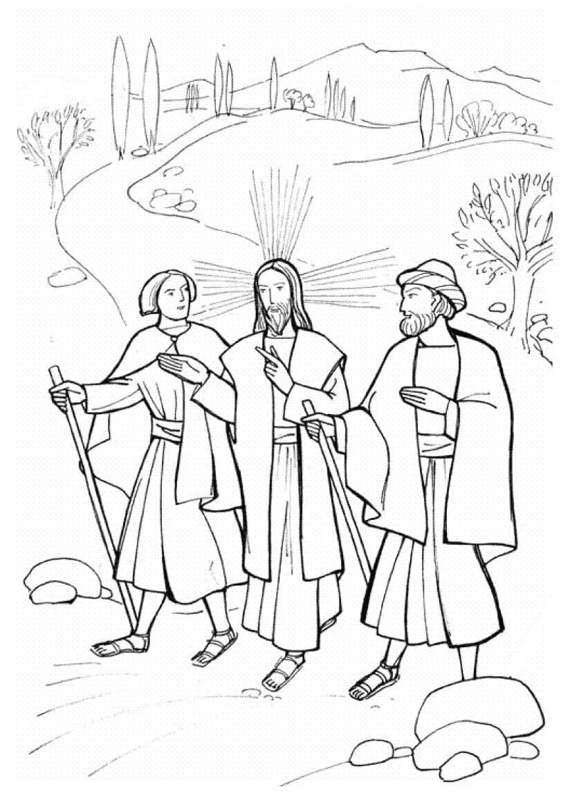 Tekening van Emmaüs 2