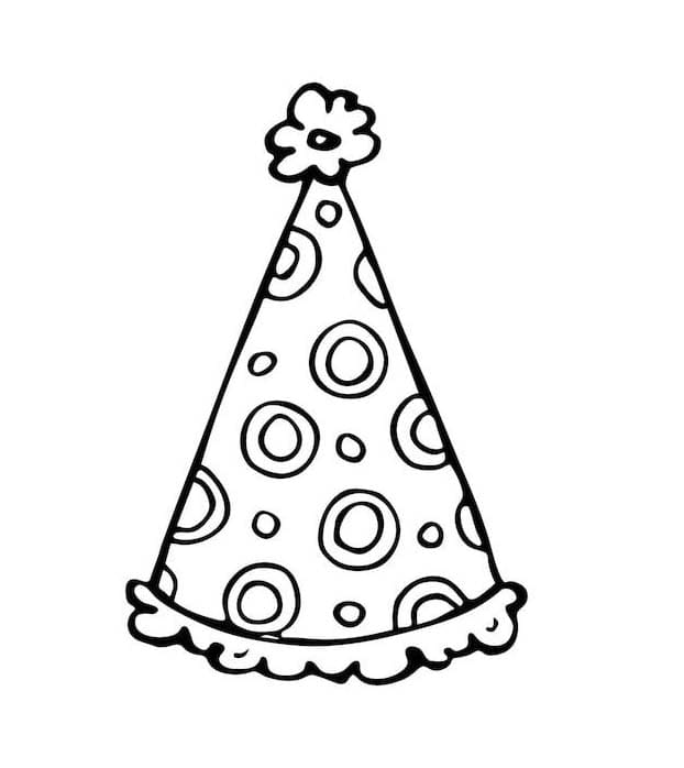 Tekening van Feesthoed