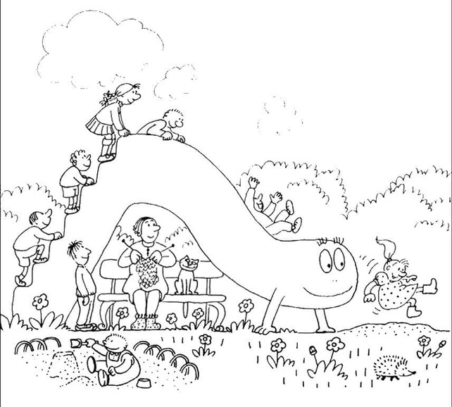 Barbapapa gratis afdrukbaar voor kinderen