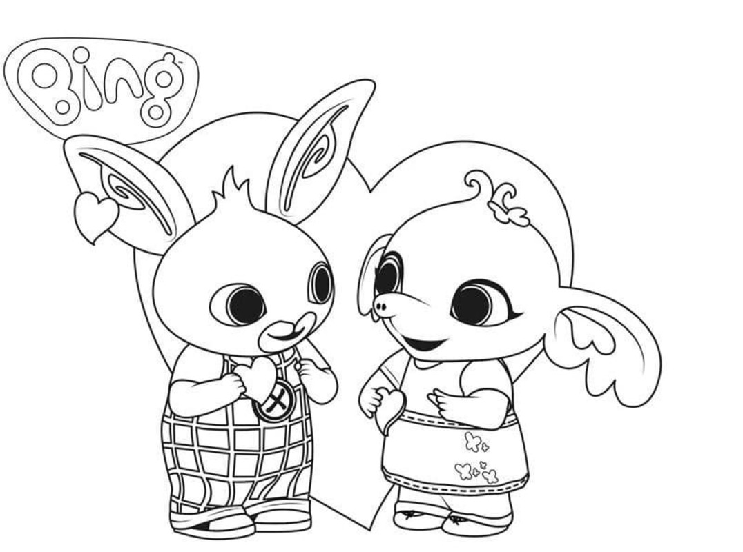 Bing Bunny afdrukbaar voor kinderen