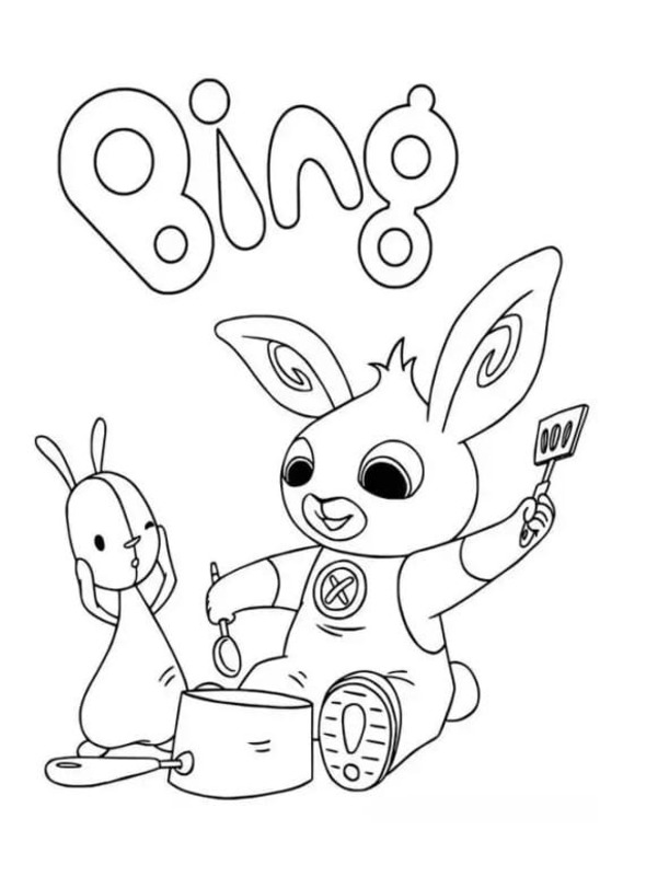 Bing Bunny gratis afdrukbaar