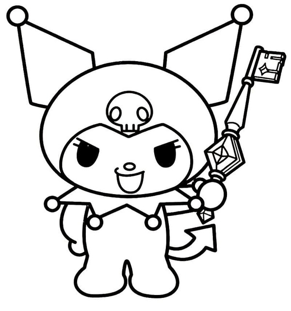 Kuromi afdrukbaar