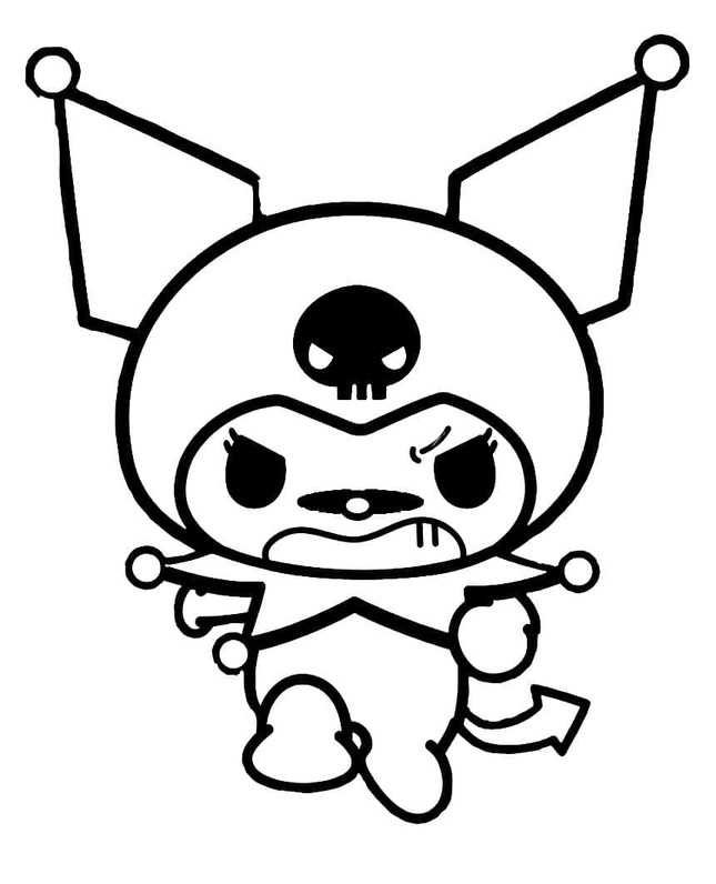 Kuromi gratis afdrukbaar