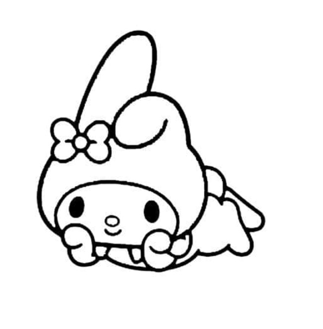 My Melody afdrukbaar voor kinderen