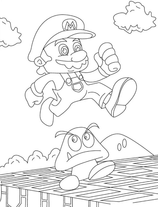 Paddenstoel Goomba gratis
