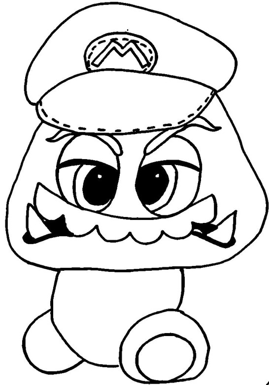 Paddenstoel Goomba voor kinderen
