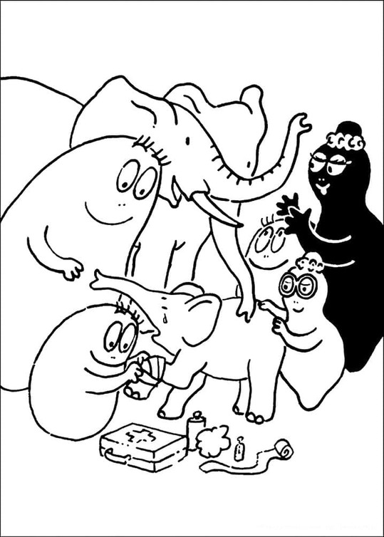 Tekenen Barbapapa 7