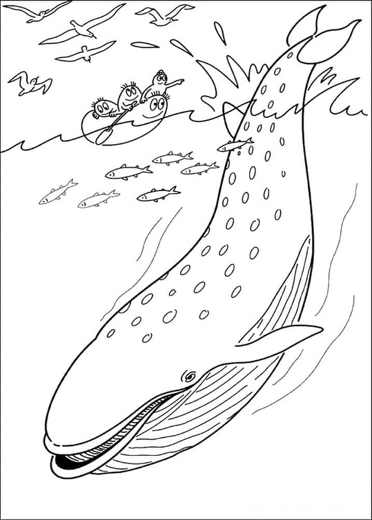 Tekenen Barbapapa afdrukbare simpel