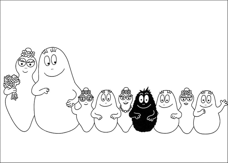 Tekenen Barbapapa basis
