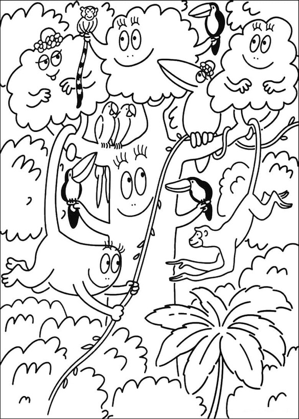 Tekenen Barbapapa eenvoudig