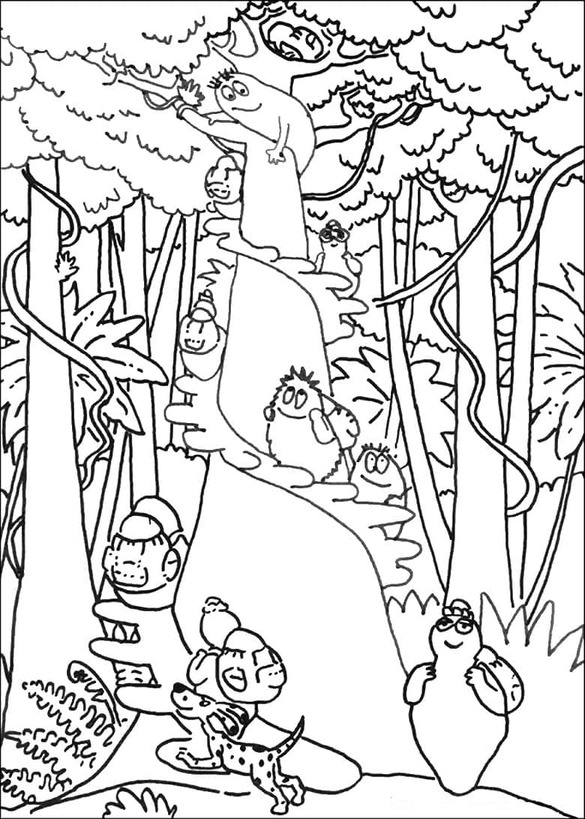 Tekenen Barbapapa schetsen