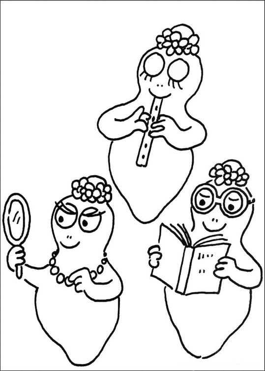 Tekenen Barbapapa tekenfilm